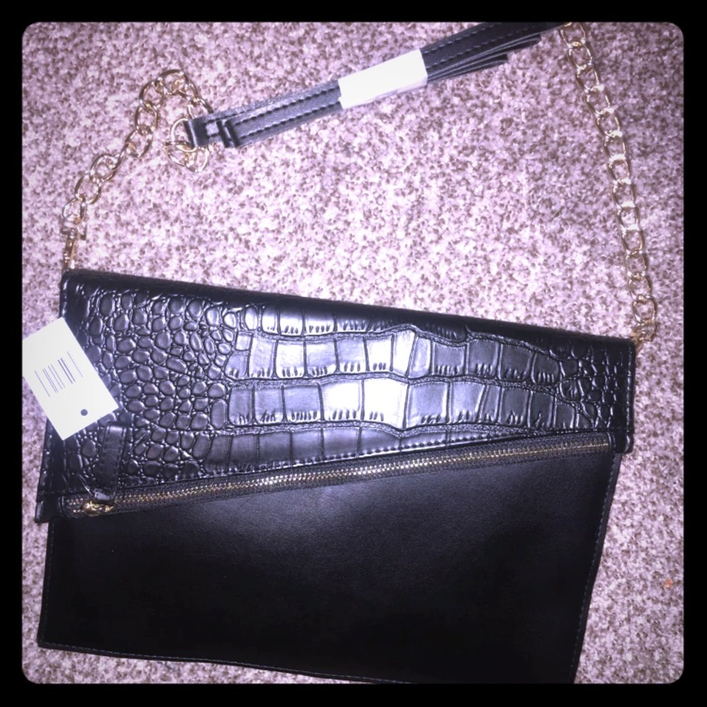 Black clutch purse